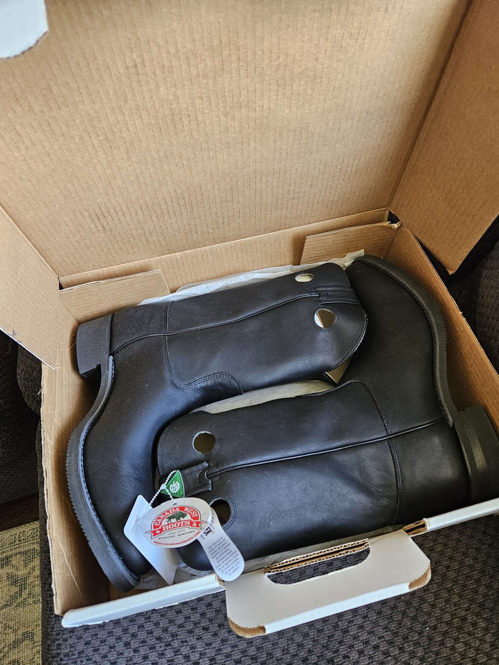 Canada West Men’s 5261 Work Westerns CSA Boots Size 12 - 3E